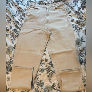 H&M High Waisted Cream Pants